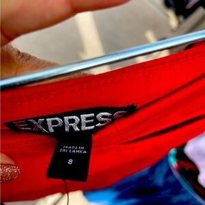 Express mini skirts, like new. bundle for $30 or $20 each 1 red 1 royal blue
